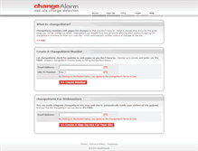 Tablet Screenshot of changealarm.com